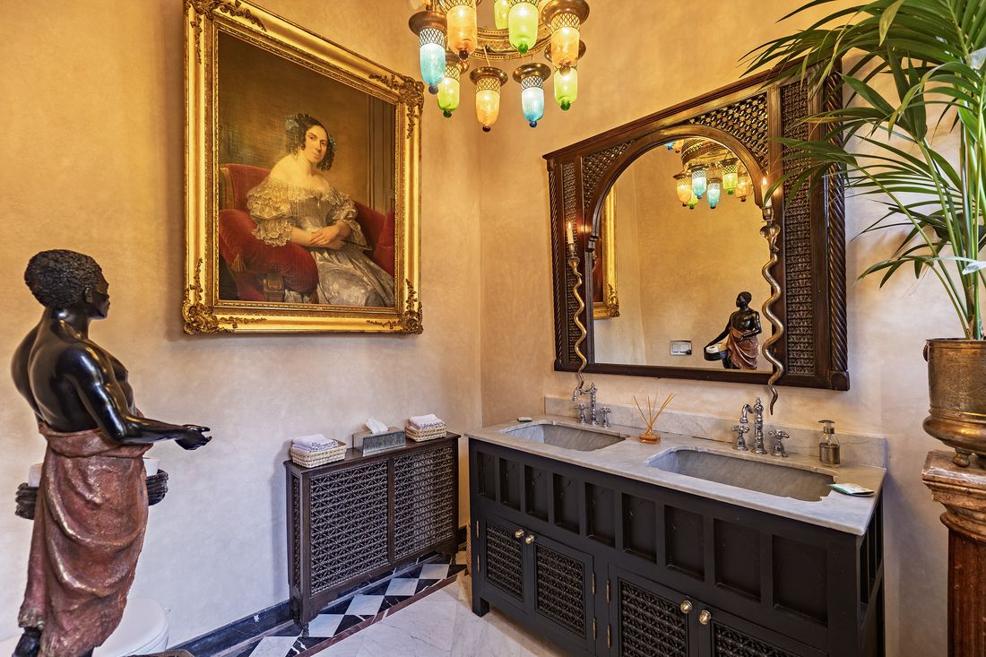 Salle de bain d'une suite